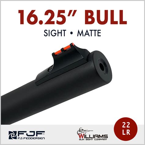 1022 Bull Rifle Barrel Williams Sights 1625 22lr 920 Matte