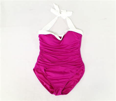 Ralph Lauren Women Halter One Piece Swimsuit 14