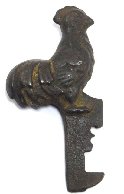 Old Antique Collectible Cock Shape Beautiful Collectible Opener Tool