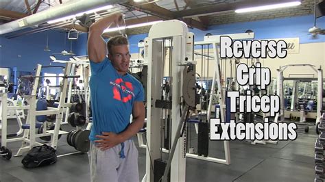 Reverse Grip Tricep Extensions Youtube