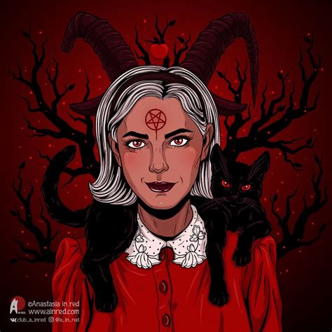Sabrina Chilling Adventures Of Sabrina Fanart By Anastasia In Red