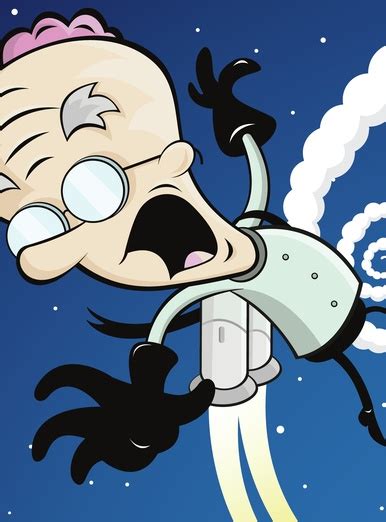 Mad Scientist Loses Remote By Jevs Illustration On Storybird