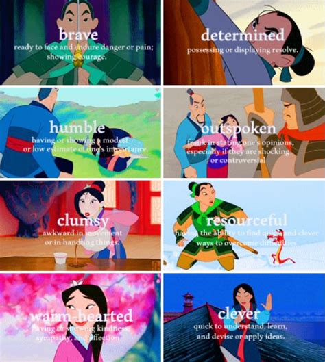 Mulan Personality Traits Nickelodeon Cartoons Mulan Disney Pixar