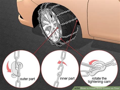 How To Install Snow Chains On Tires 14 Steps With Pictures