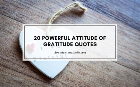 20 Most Powerful Attitude Of Gratitude Quotes To Inspire You