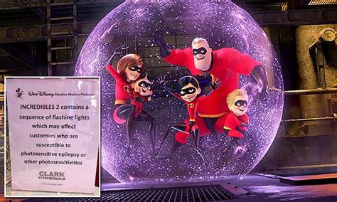 Disney Issues Warning That Incredibles 2 May Cause Seizures Daily Mail Online