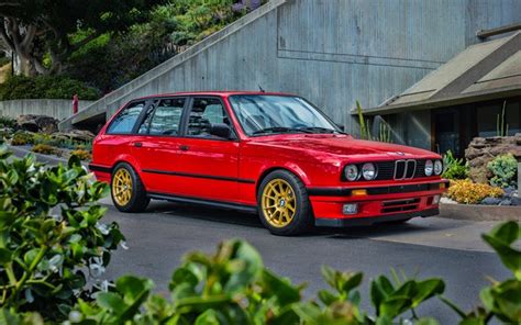 Download wallpapers BMW 325iX touring, E30, tuning, tunned ...