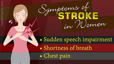 Stroke Symptoms In Women Health Hearty