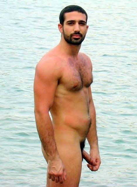 Sexy Hairy Man Naked On The Beach Ruggedbabeobsession