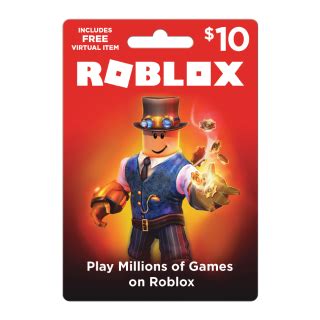 Jul 04, 2021 · the gift card is the simple and an easy way to add robux money to your roblox account. $10.00 Roblox Gift Card Digital Pin Delivery 1000 Robux Premium Membership - Other Gift Cards ...