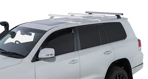 Rhino Hd Rch Silver 1 Bar Roof Rack Rear For Toyota Land Cruiser 200