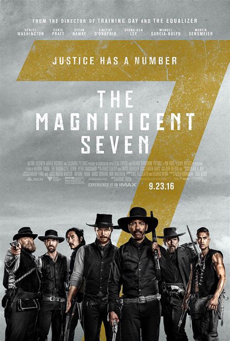 The Magnificent 7 2016 Poster 2 Magnificent Seven Movie Seven