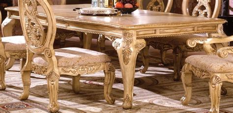 Tuscany Iii Antique White Rectangular Leg Dining Table From Furniture