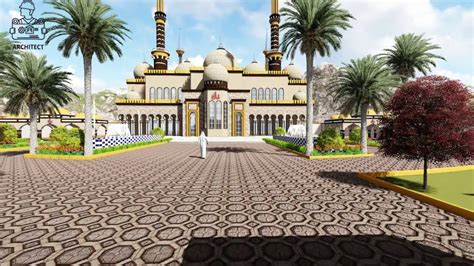 Mosque 3d Visualization Walk Through And Animation 3d Animation Of