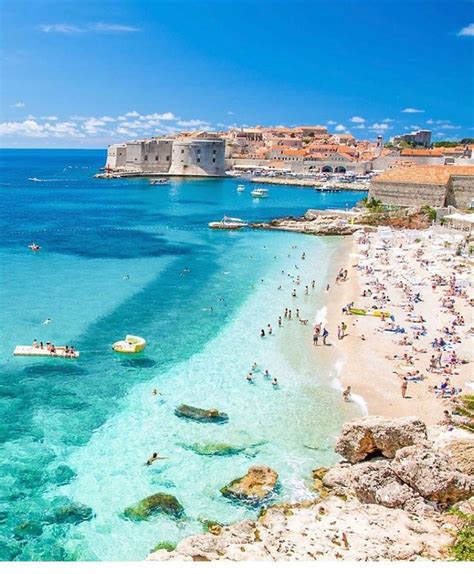Banje Beach Dubrovnik Croatia Great Photo By Timotej Croatia Hrvatska Places
