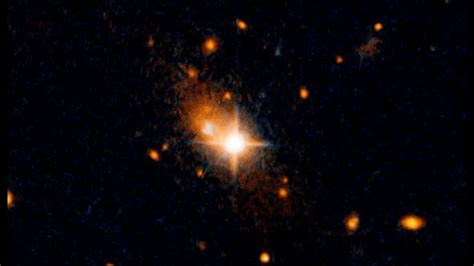 Supermassive Black Hole 3c 186 Hurtling Through Space