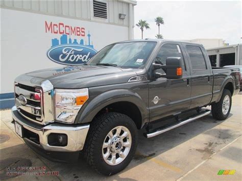 2015 Ford F250 Super Duty Lariat Crew Cab 4x4 In Magnetic B39289