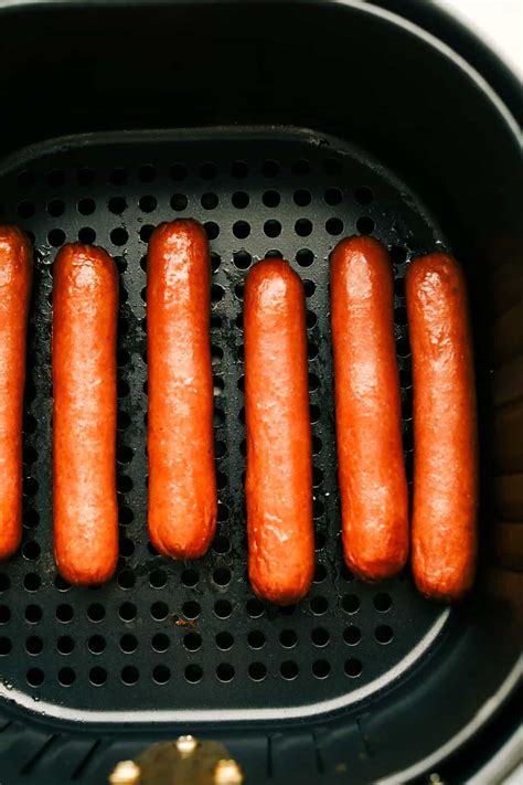 Air Fryer Hot Dogs Yummy Recipe