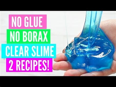How to make slime without glue, borax, baking soda, cornstarch, liquid starch, detergent, eye drops, flour! Slime Recipes Without Glue Or Borax