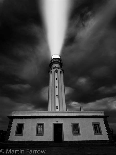 Image Spanish Lighthouse Cape Trafalgar Night By Martin Farrow
