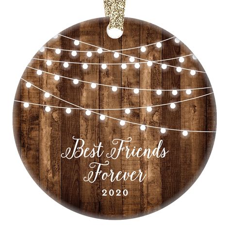 Best Friends Forever Ts 2020 Bestie Bff Keepsake Christmas Ornament