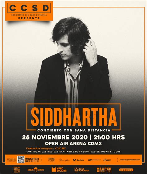 Welcome to the litcharts study guide on hermann hesse's siddhartha. Siddhartha anuncia concierto presencial con sana distancia ...