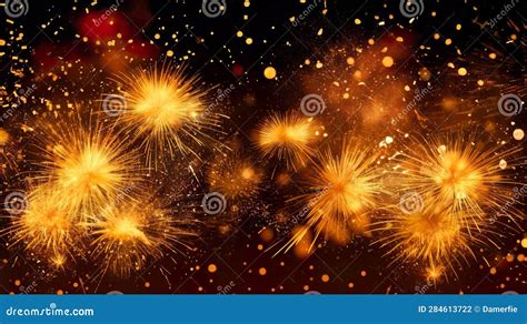 Gold Glitter Powder Explosion Golden Color Dust Splash Fireworks
