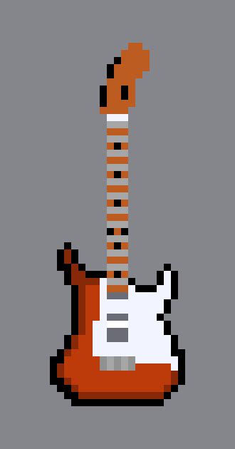 Guitar Pixel Art Good Pixel Art Maker
