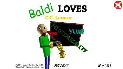 Baldi Loves Cc Lemon Baldis Basics Mod Youtube