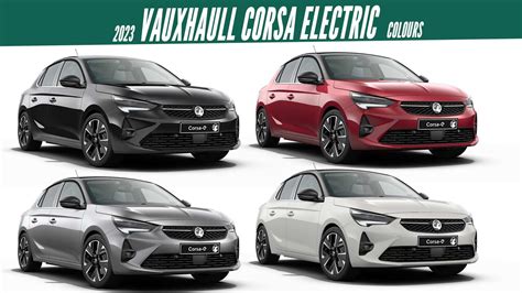 2023 Vauxhall Corsa Electric All Color Options Images AUTOBICS