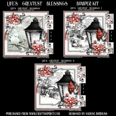 Lifes Greatest Blessings Bumper Cup Craftsuprint