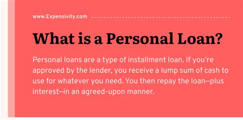 A Complete Guide To Personal Loans Expensivity