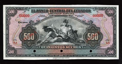 Why do they use us dollars in ecuador? Ecuador banknotes 500 Ecuadorian Sucres banknote 1939-1967|World Banknotes & Coins Pictures ...