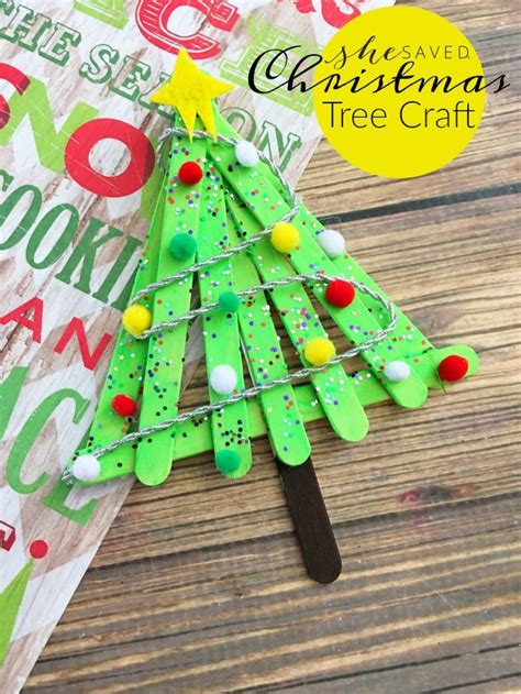 Heres A Super Fun And Really Easy Christmas Tree Craft To Do With The