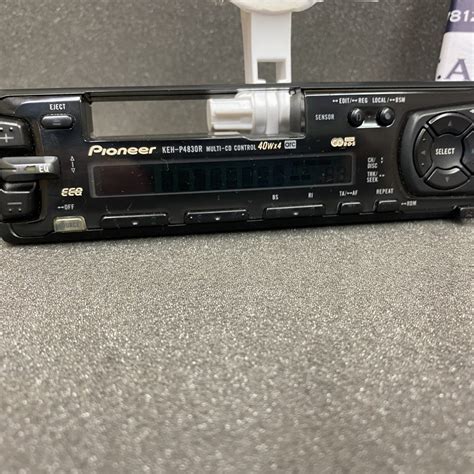 You should conform to the regulations governing the product (safety, radio and noise, and other regulations), and should keep the safety during servicing by following the safety instructions described. Pioneer Keh-P4000 car Radio Stereo Cassette Face Front ...