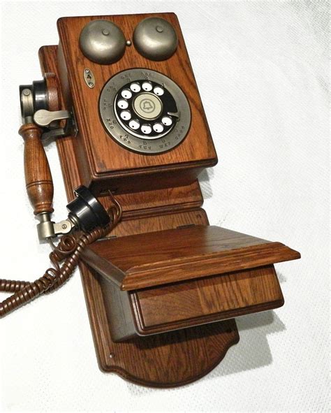 Teléfono Antiguo Western Electric De Madera Con Repisa 580000