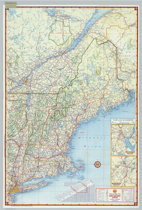 Map Of The New England States Maping Resources
