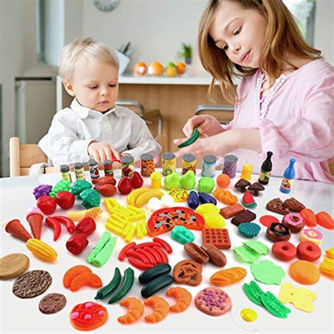 Liberty Imports 170 Piece Deluxe Pretend Play Food Toy Tasty Treats