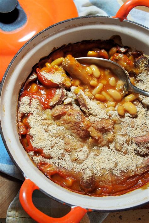 Cheats French Style Cassoulet Sausage And Bean Casserole In The Slow