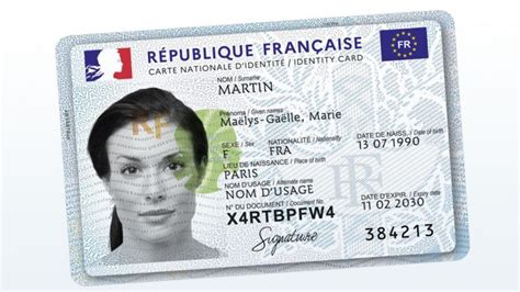 « nous lançons aujourd'hui la nouvelle carte nationale d'identité : Nouvelle carte d'identité française - ASFE