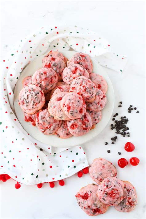 Maraschino Cherry Cookies Sizzling Eats