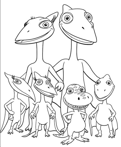 Thomas the train coloring book fresh free printable dinosaur train. Coloring pages from the animated TV series Dinosaur Train ...