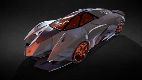 Lamborghini Egoista 3d Model By Aiviremulla [587c3d0] Sketchfab