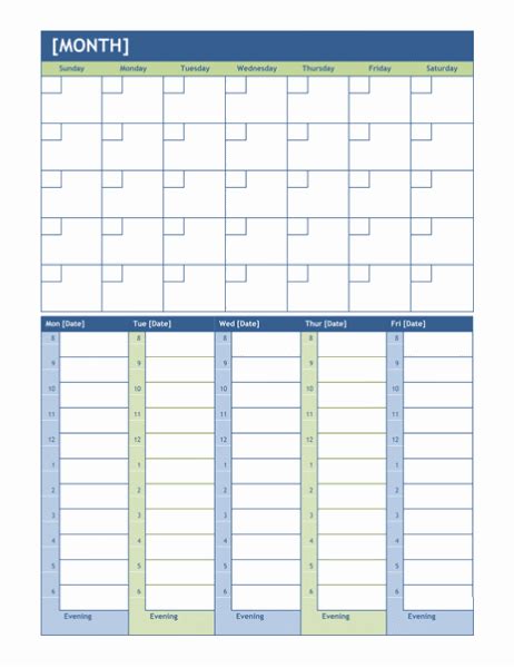 The Best 25 Editable Monthly Calendar Template Excel Factspoonstock