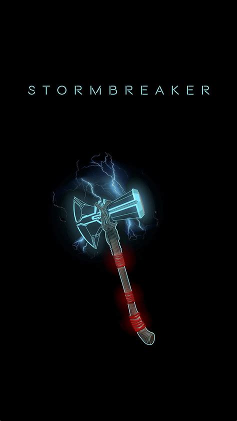Stormbreaker Black Hammer Thor Thunder Hd Phone Wallpaper Peakpx