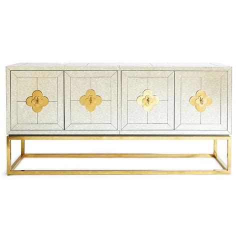 Our white and gold console table perfect for a sweets display, guestbook area, and so much more! Look At These Striking Gold And White Console Table Designs