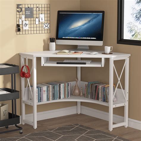 Buy Tribesigns Computer Corner Desk Triangle Desk Corner Writing Desk
