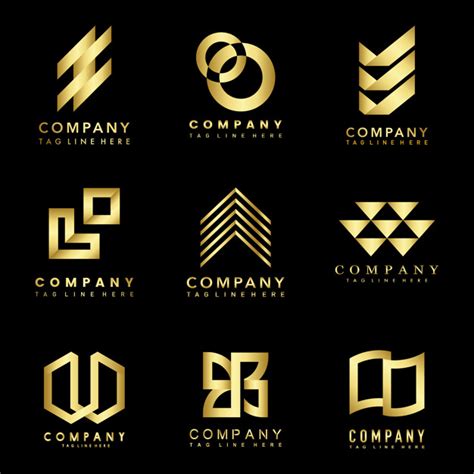 Set Of Company Logo Design Ideas Vector Free Download