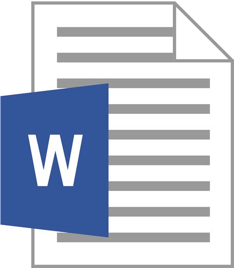 Ms Word Document Icon 221403 Free Icons Library