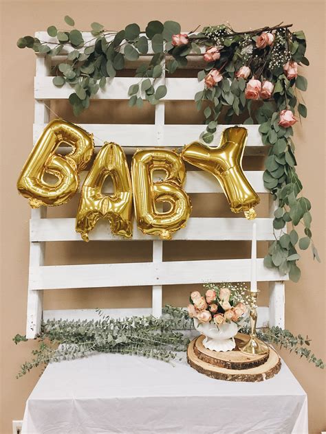 Diy Rustic Chic Vintage Baby Shower Theme Pallet Wood Baby Girl
